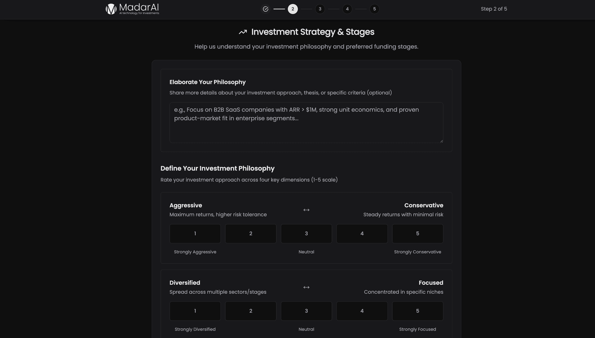 Define Your Investment Thesis